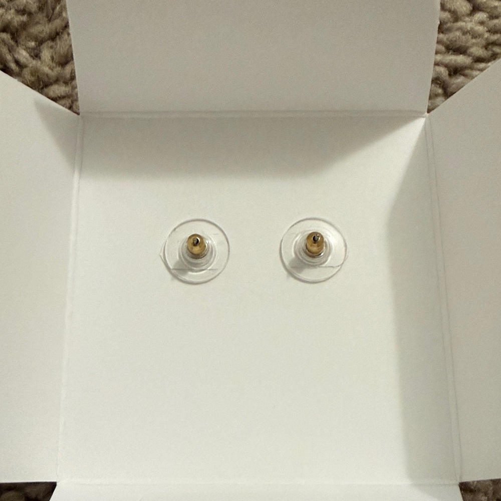 Kate Spade Silver Starburst Crystal Stud Earrings - Picture 2 of 5
